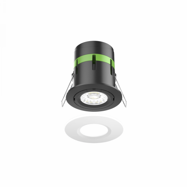 Tricolour Downlight 8W (30cm cable & connector) - White bezel - Image 4