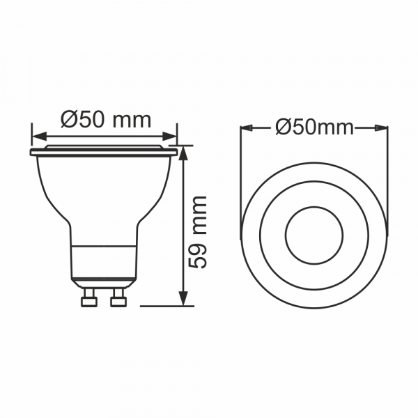 7W Eco Dimmable GU10 Lamp (10 Pack) Cool Warm - Image 5