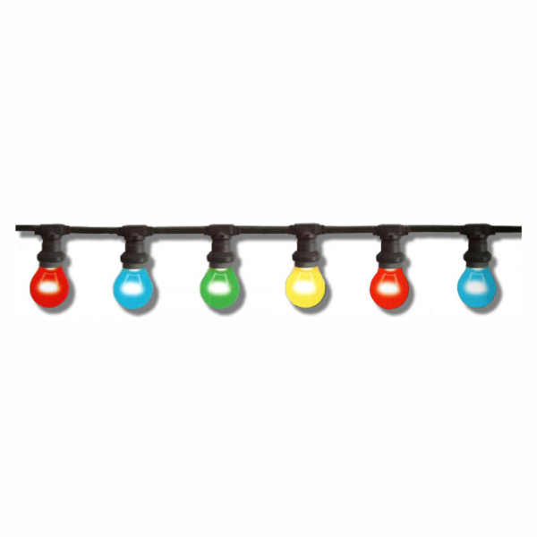 10m Party Light Chain c/w 10 X 25W lamp