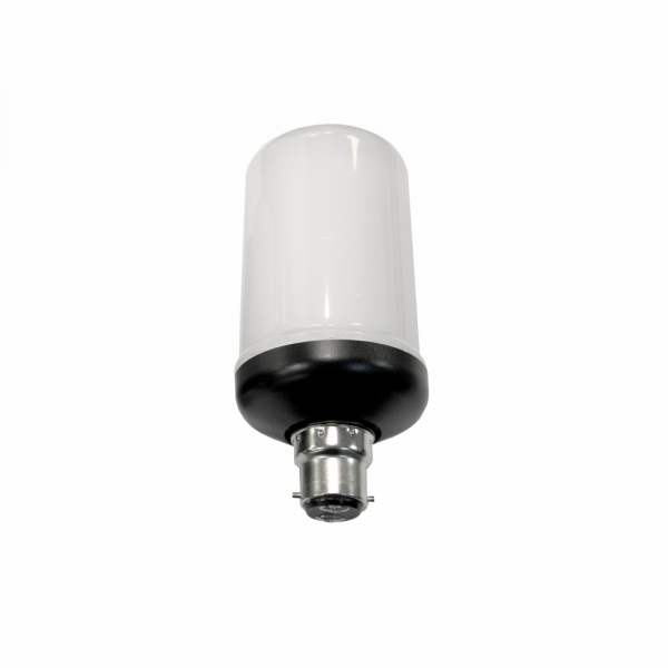 LED Flame Lamp B22 6.5W 1600k Black Base - Image 4