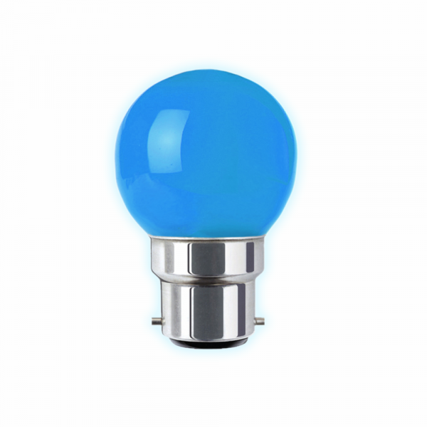 1W LED BC Golf Ball Lamp Blue