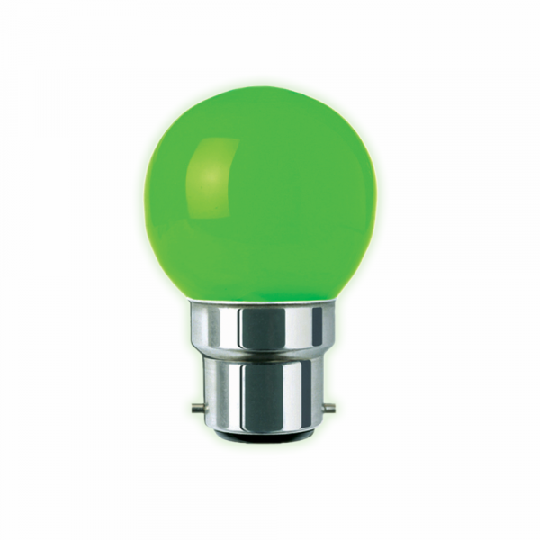 1W LED BC Golf Ball Lamp Green