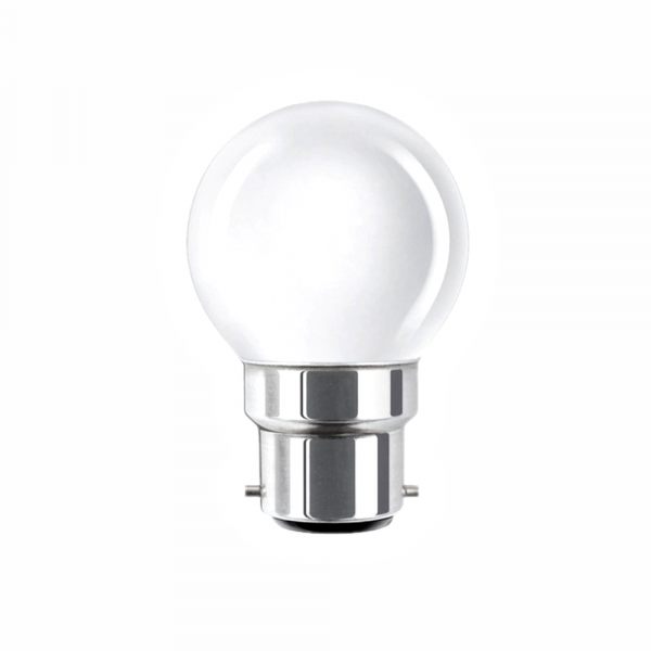 1W LED BC Golf Ball Lamp White