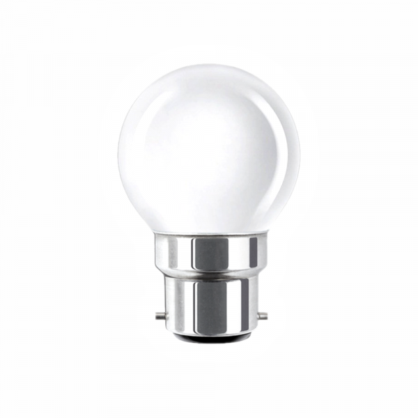 1W LED BC Golf Ball Lamp Warm White
