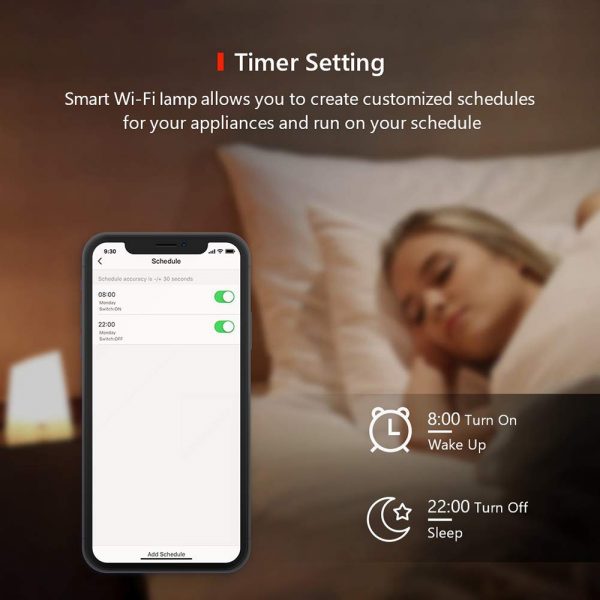 4W Smart GU10 WiFi/RGB/CCT Lamp 120deg - Image 9