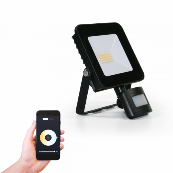 Smart WiFi PIR Floodlight CCT 10/20W LED