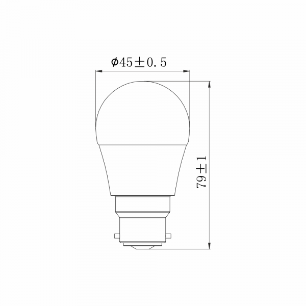 5.5W Golf Ball LED WiFi/RGB/CCT Lamp BC - Image 2