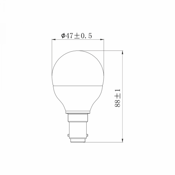 5.5W Golf Ball LED WiFi/RGB/CCT Lamp SBC - Image 2