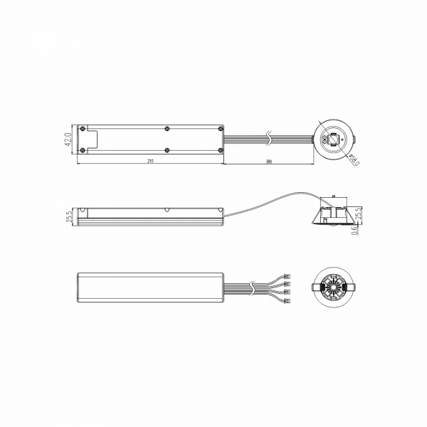 3W Self-Test Emergency Downlight - Image 2