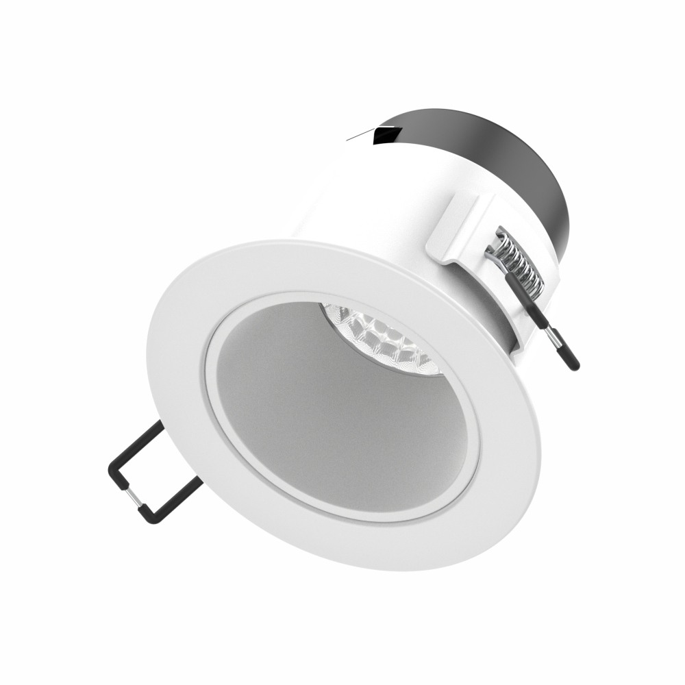 10W CCT LED Fire Rated Downlight Module + Baffle Bezel (Black & White reflector) - Image 2