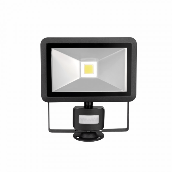 50W Ultra Slim COB LED Floodlights with PIR Sensor Warm White