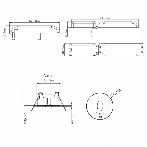 1.5W Emergency Downlight - Image 2
