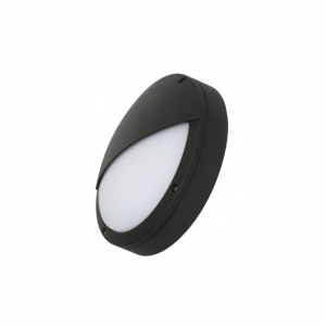 17W Die Cast Aluminium Bulkhead Black