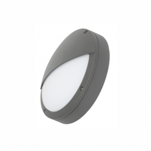 17W Die Cast Aluminium Bulkhead Gray